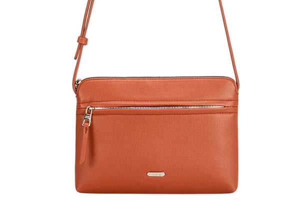 DAVID JONES ORANGE SHOULDER BAG - 721768
