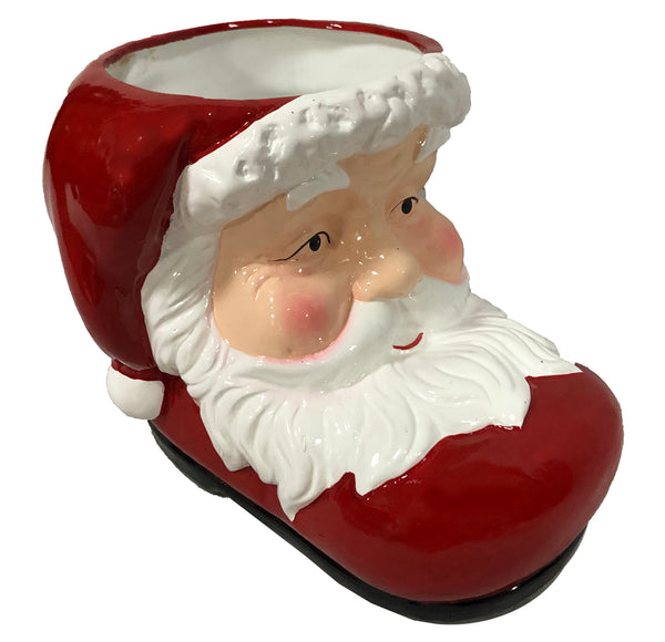 SANTA BOOT PLANTER - 66789