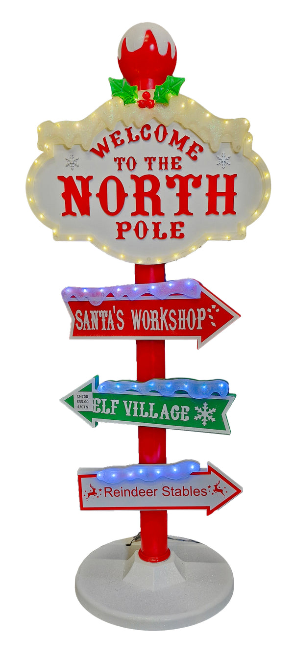 NORTH POLE SIGN - 66794
