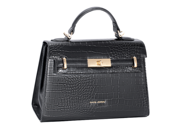 DAVID JONES BLACK PURSE STYLE HANDBAG - 721729
