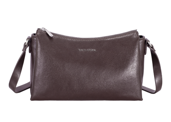 DAVID JONES WENGE WOOD CROSS BODY SHOULDER BAG - 721803