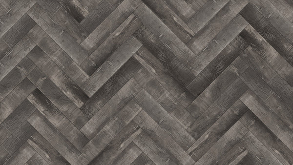 Canadia Lundy Limed 12mm Oak Herringbone Laminate Flooring