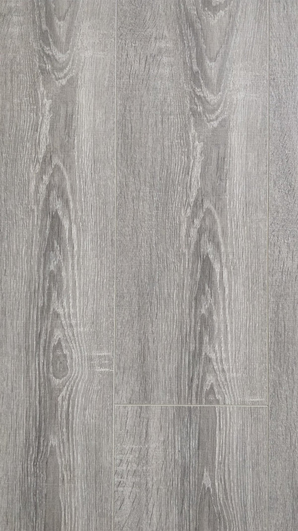 Canadia Platinum 12mm Grey Oak Plank Laminate Flooring