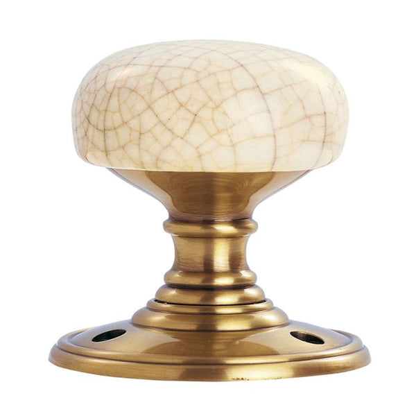 Carlisle Brass Delamain Crackle Porcelain Ivory Door Pack - 829561