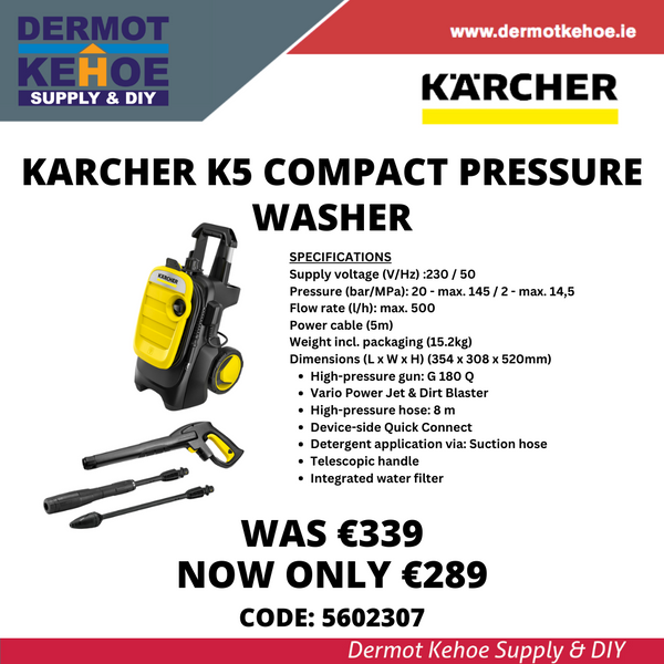 Karcher - K5 Compact Home Pressure Washer - 5602307