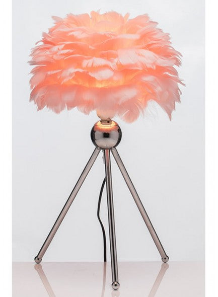 The Grange Collection Feather Table Lamp Pink - 631632