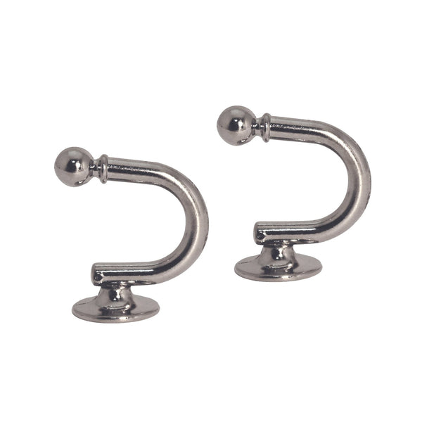 De Vielle Essentials Curtain Tie Backs Silver 2 pack - 640561