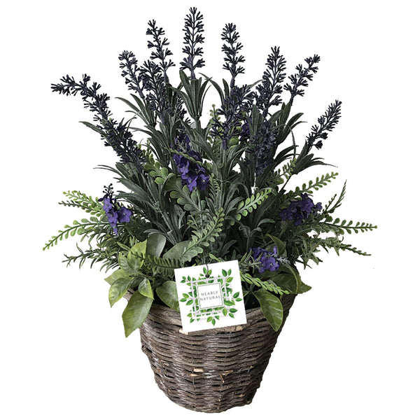 Nearly Natural Artificial Lavender Flower Plant 45cm - 649431