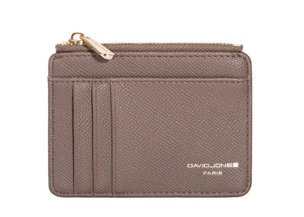 DAVID JONES CARD HOLDER W/ZIP POCKET
