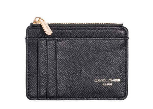 DAVID JONES CARD HOLDER W/ZIP POCKET