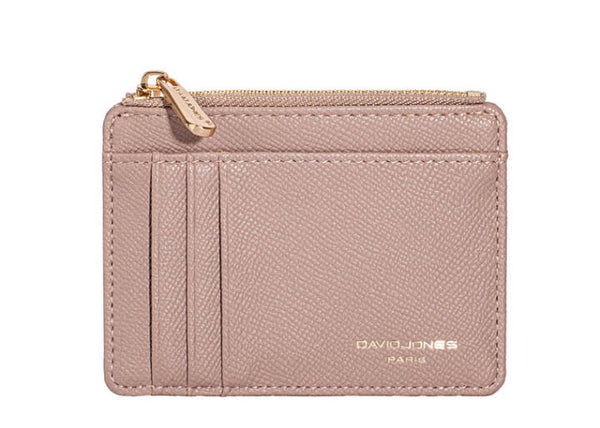 DAVID JONES CARD HOLDER W/ZIP POCKET