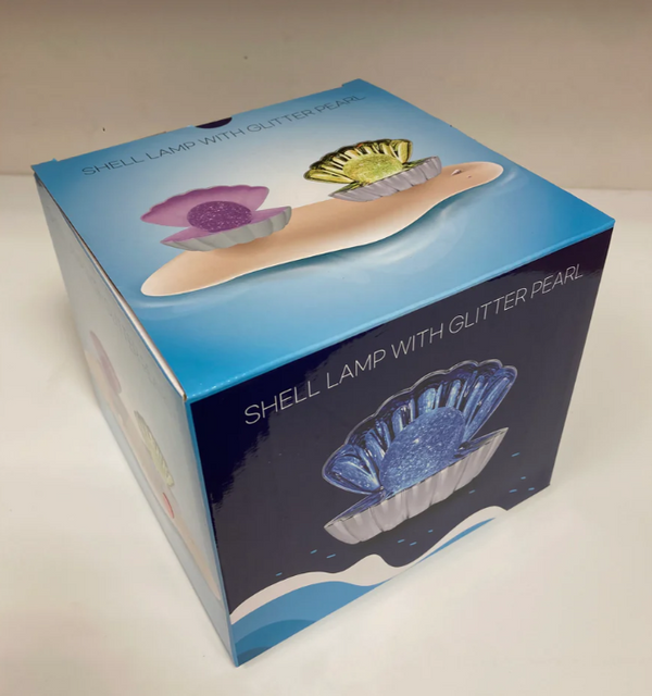 The Grange Collection Silver Sea Shell LED Colour Changing Projector Light - 630009