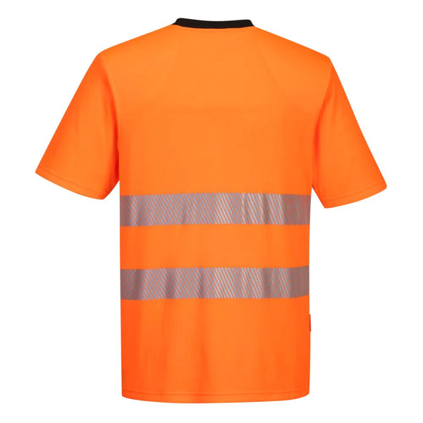 Portwest DX413 Hi-Vis T-Shirt Orange/Black