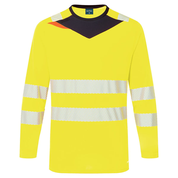 Portwest DX416 Hi-Vis Shirt Yellow/Black
