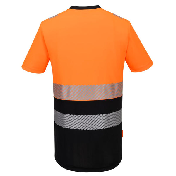 Portwest DX434 Hi-Vis Class 1 T-Shirt Orange/Black