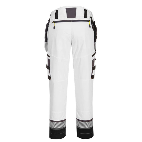 Portwest White DX440 Detachable Holster Pocket Trousers