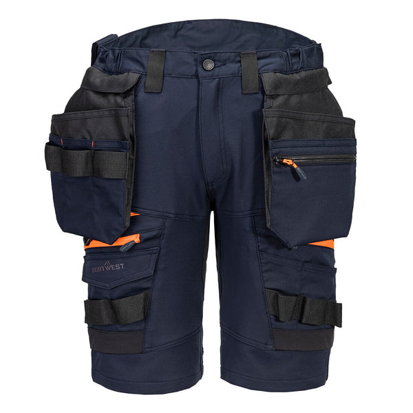 Portwest DX444 Detachable Holster Pocket Shorts Dark Navy