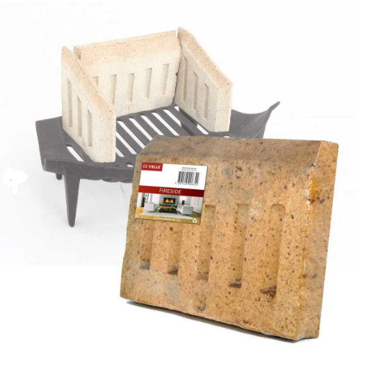 De Vielle 10in Back Brick for 18in Grate - 420574