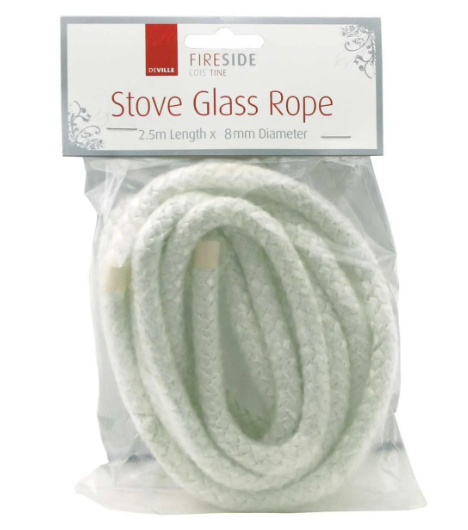 De Vielle Stove Glass Rope 2.5m x 8mm - 422030