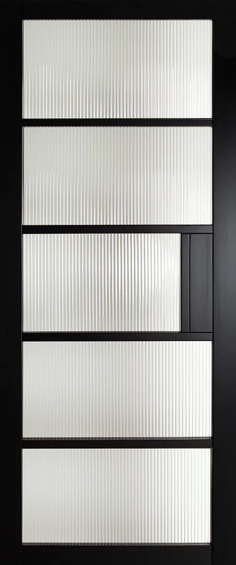 Doras Belgravia Mayfair 5 Panel Reeded Glass Door