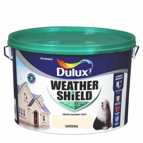 Dulux Weathershield Smooth Masonry 10L in Gardenia - 75627