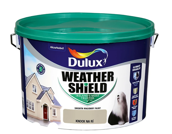 Dulux Weathershield Smooth Masonry 10L in Knock Na Rí - 75633