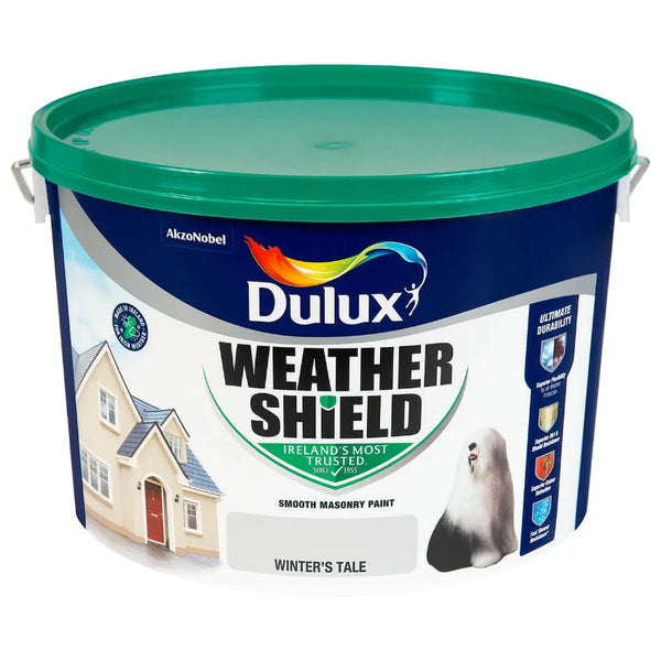 Dulux Weathershield Smooth Masonry 10L in Winters Tale - 75646