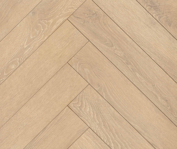 WHITERIVER MILANO HERRINGBONE 12MM AC5 PIAZZA OAK LAMINATE FLOORING