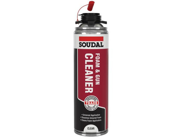 SOUDAL 500ML CLEAR FOAM & GUN CLEANER - 800723
