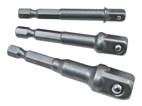 Faithful 1/4 HEX SQ DRIVE 3PCE ADAPTOR SET - 600148