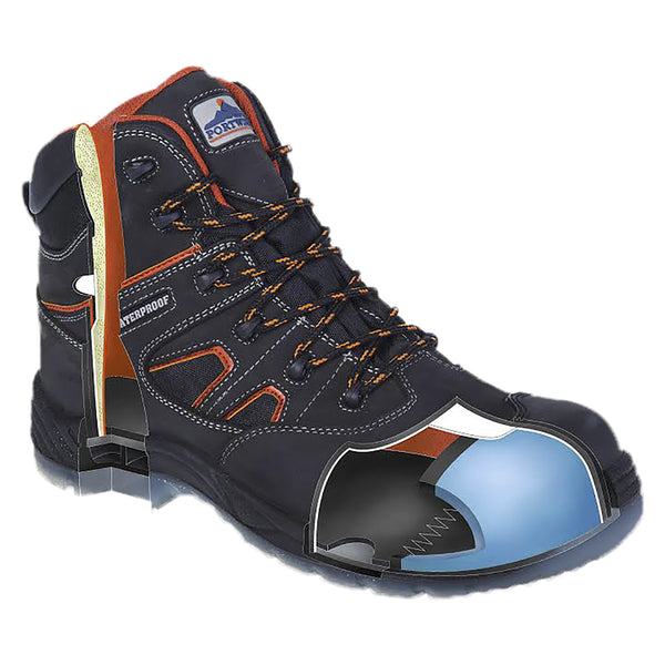 PORTWEST FC57 COMPOSITELITE AIR BOOT BLACK