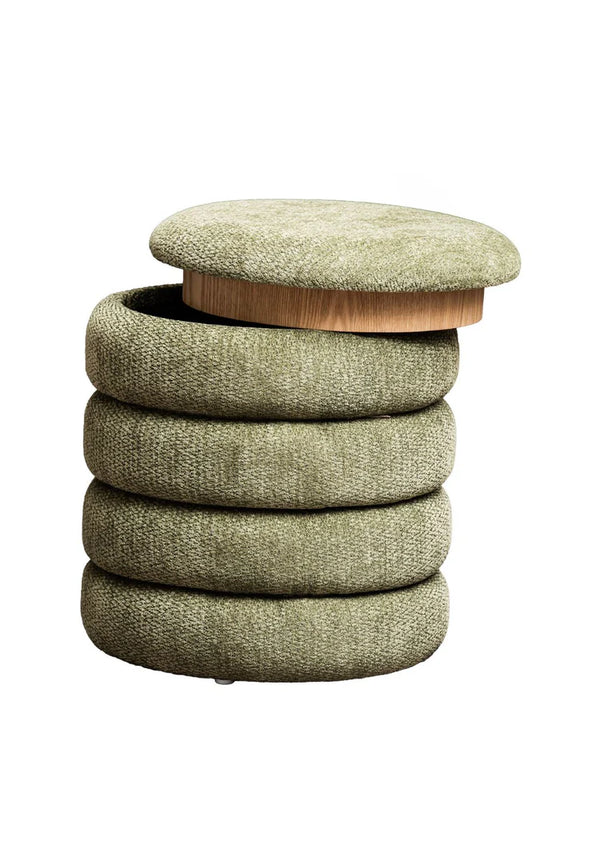 The Grange Collection Wooden Ottoman with Tray