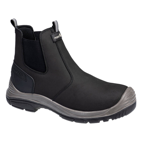 Portwest FV02 Steel Action Nubuck Dealer Boot S7 Black/Grey