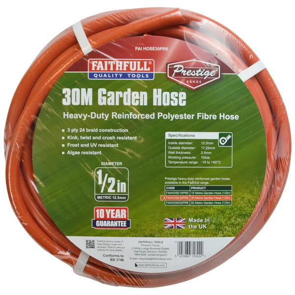 Faithfull Quality Tools 30m Garden Hose - 391240