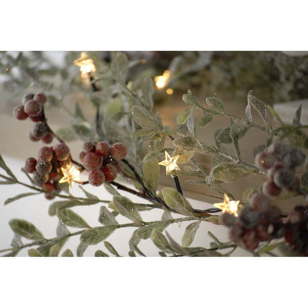 Festive 50 Warm White Star String Lights - 663192
