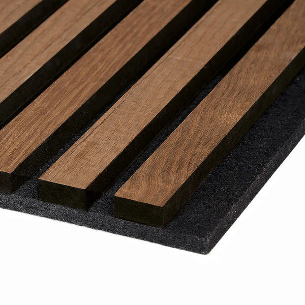 Fibro Tech Oiled Oak Acoustic Panelling