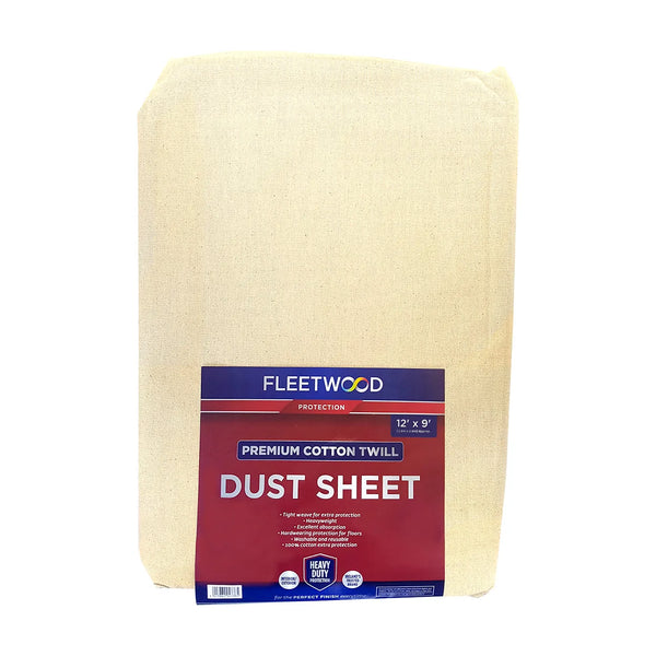 Fleetwood 12 x 9in Ezyk Cotton Dust Sheet - 780179