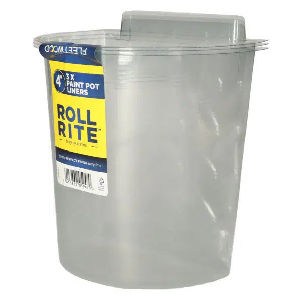 Fleetwood 4inch Roll Rite Pot Liners 3pk - 750164