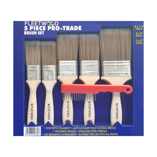 Fleetwood 5pc Pro Brush Set - 78002