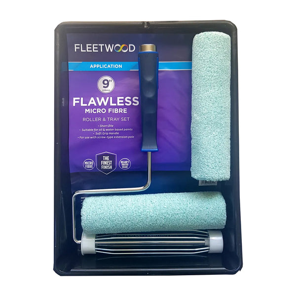 Fleetwood 9in Flawless Microfibre Roller & Tray Set - 752105