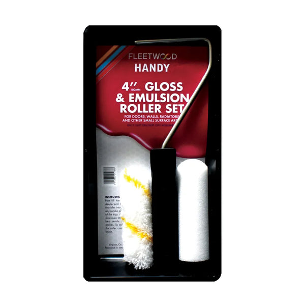 Fleetwood Handy Gloss & Emulsion Roller & Tray Set - 780093