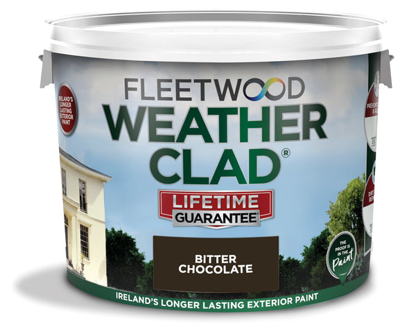 Fleetwood Weatherclad Smooth Masonry 10L in Bitter Chocolate - 75706