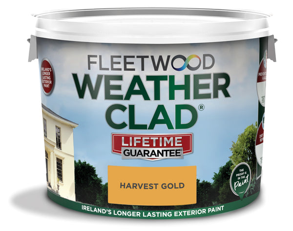 Fleetwood Weatherclad Smooth Masonry 10L in Harvest Gold - 75713