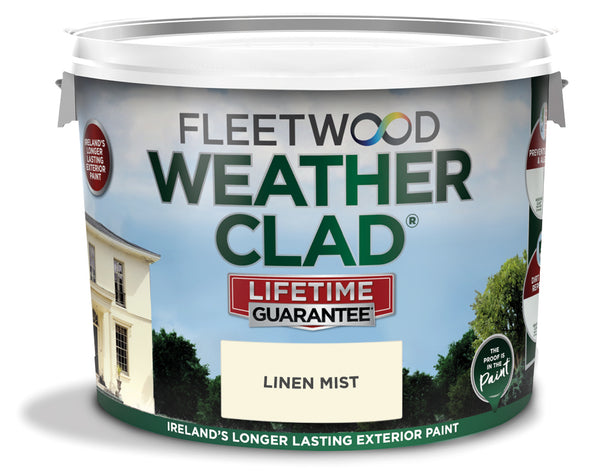 Fleetwood Weatherclad Smooth Masonry 10L in Linen Mist - 75715