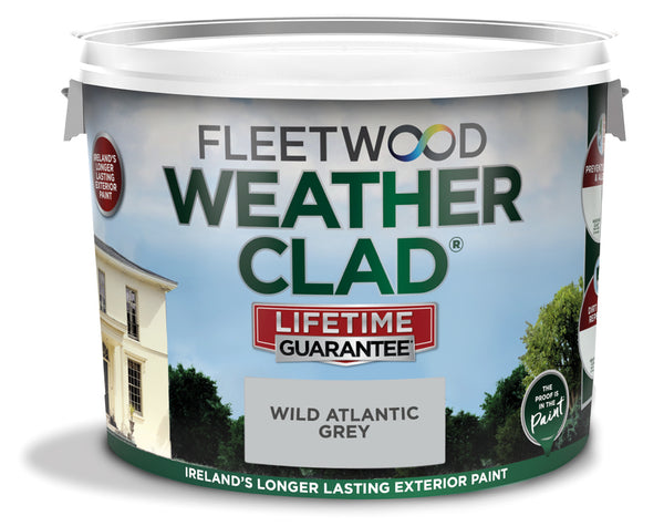 Fleetwood Weatherclad Smooth Masonry 10L in Wild Atlantic Grey - 75722