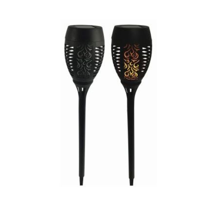 Flickering Flame Solar Garden Torch - 39130