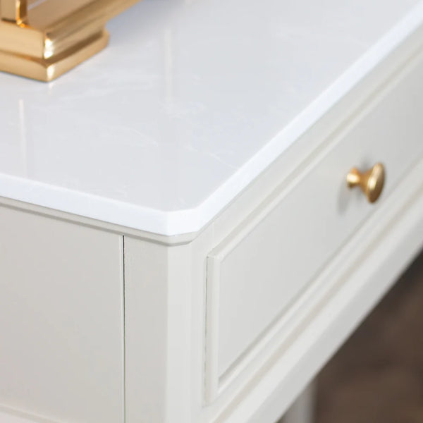 The Grange Collection Monroe 2 Drawers Console Table Stone - 642993