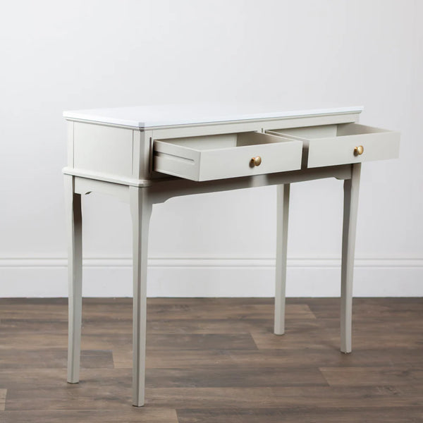 The Grange Collection Monroe 2 Drawers Console Table Stone - 642993