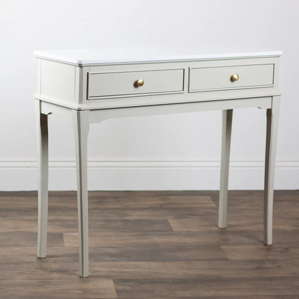 The Grange Collection Monroe 2 Drawers Console Table Stone - 642993
