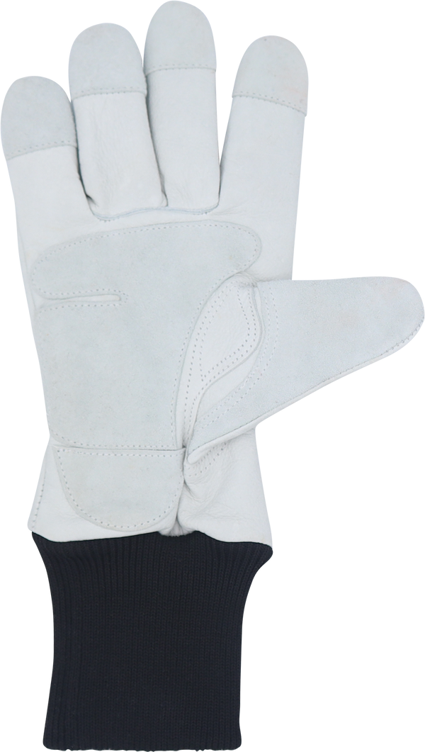 PERF BARB LEATHER KNITWRIST GLOVE
